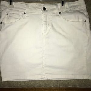 Denizen from Levi White Jean Mini Skirt